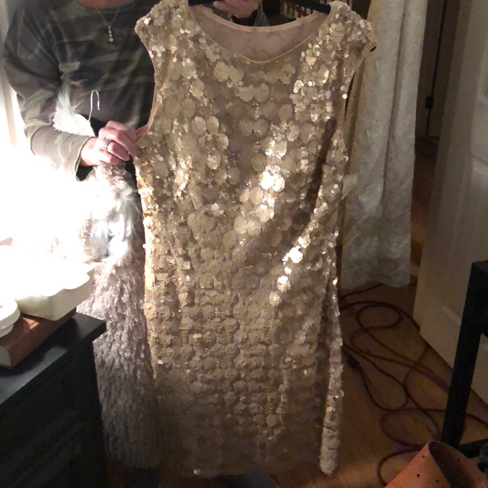 Sue Wong beaded cocktail dress